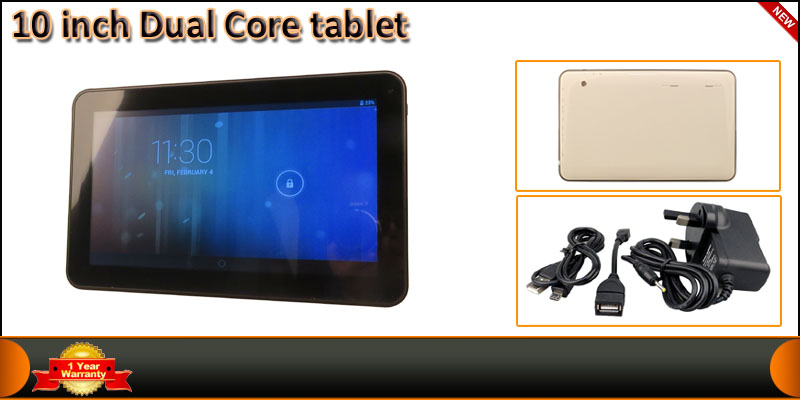10 Inch Dual Core Tablet